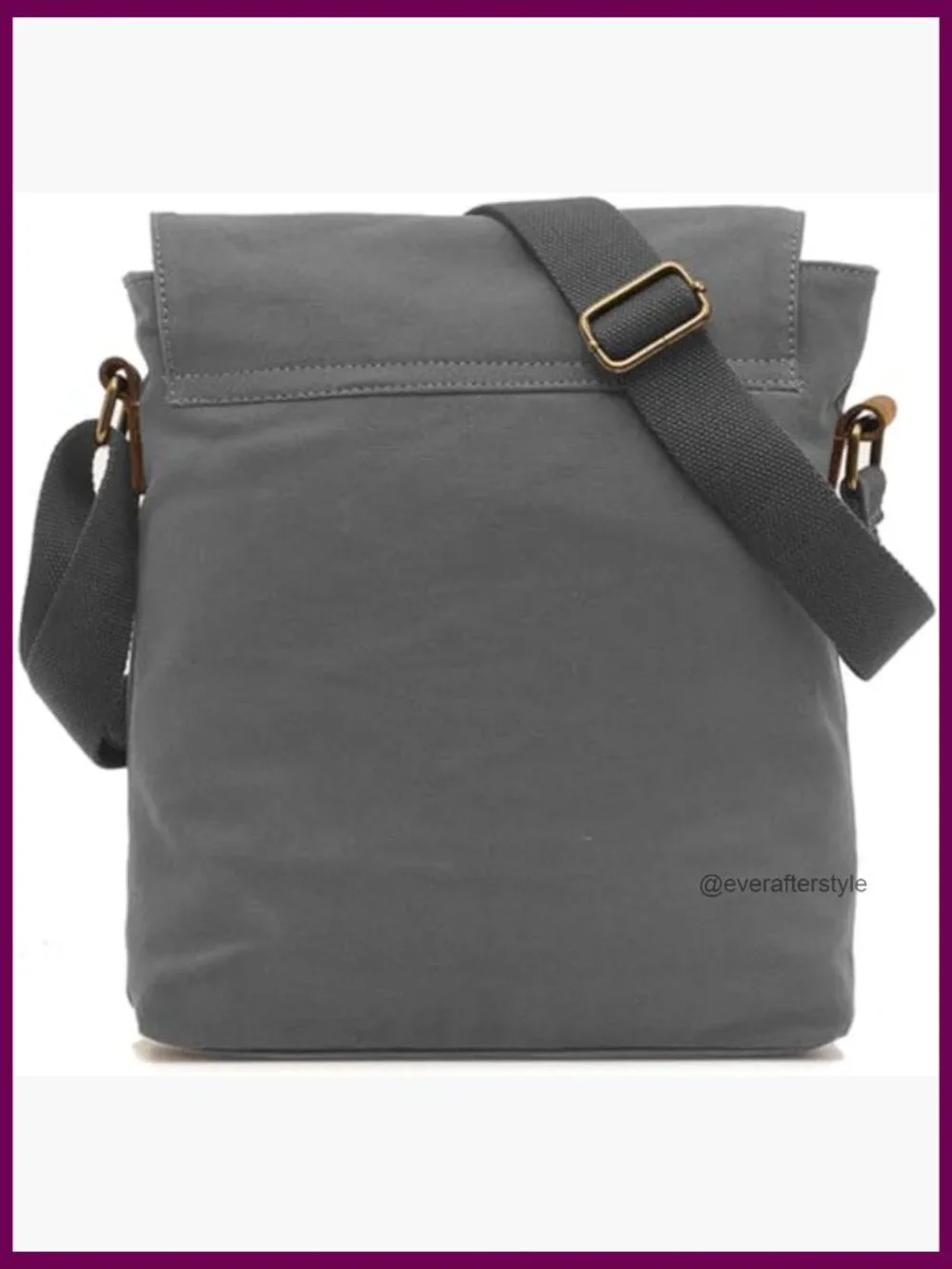 Canvas Messenger Bag Crossbody Shoulder Bag Daypack for Work Travel